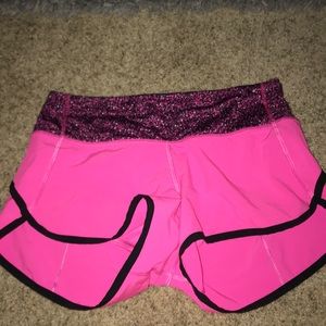 lululemon speed shorts